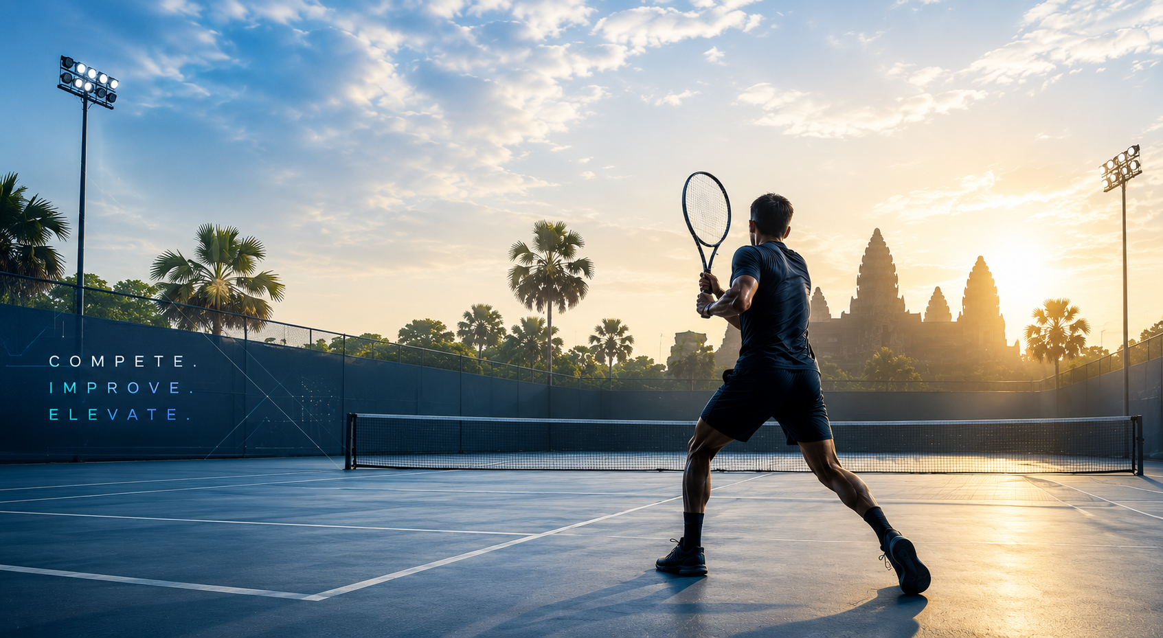 CTL tennis tournament court